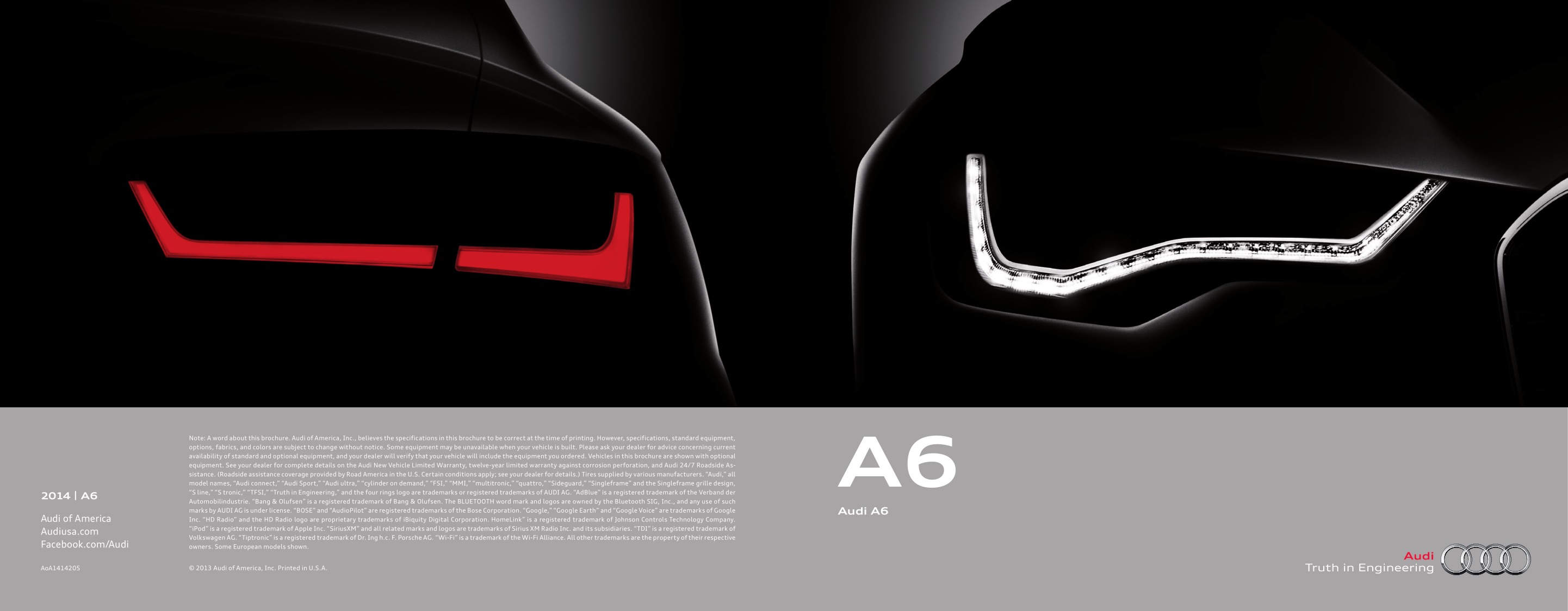 2014 Audi A6 Brochure